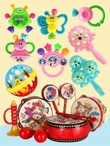 Rattle clapstick baby toy hand-cranked drum childrens toy baby month toy girl boy
