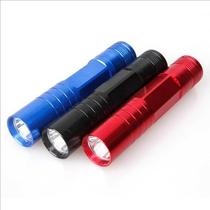 Buy 2 get 1 small mini LED aluminum alloy flashlight 5 battery powered outdoor lighting student flashlight