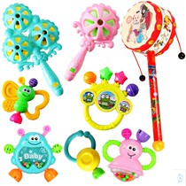 Childrens Lingling toys hand handball female baby coax baby can bite sound small sand hammer baby bell boys and girls