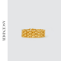 ASCENDER Original Gold Retroit Light Luxury Chain Bracelet Accessories for Spring and Summer Premium 2023 new models
