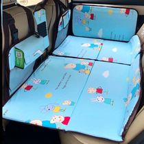 Rear seat folding bed non-inflatable car car rear travel mattress folding bed suv rear seat sleeping artifact