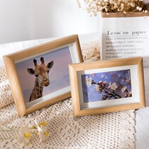Simple three-dimensional photo frame table 6 7 inch 8 inch 10 inch A4 hollow image frame hanging wall and wash photo frame decoration decoration