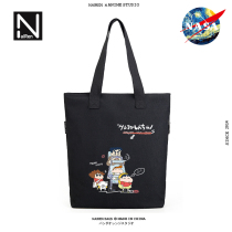 Wax Pen Small New Canvas Bag Bag Single Shoulder Large Capacity Student Male And Female Cartoon Day Ensemble Environmentally Friendly Hand Cloth