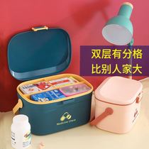 Small medicine box Household medicine box Household multi-function first aid box Medicine storage box Household medicine box storage box for medicine