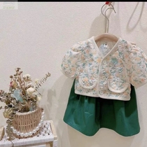 Pro-Sub-Superior Sense 2022 New Summer Clothing Suit Women Dress Girl Doll Princess Dress Korean Version College Wind Sleeve Dress