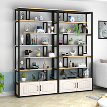 Shelf shelf Multi-Layer Display Cabinet steel wood free combination cosmetics mother and baby store with cabinet product display shelf