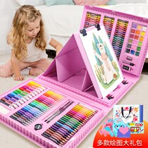 Advanced painting tool set children's painting 5-year-old brush with drawing board to send sister's birthday gift to primary school students