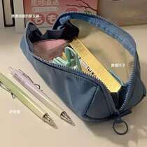 Pen bag ins Japanese girls junior high school students large capacity high-value students simple waterproof dirt-resistant pencil stationery box
