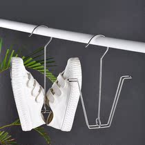 Sun shoe rack stainless steel solid Sun shoe hanger outdoor balcony hanging shoe multifunctional drying rack storage artifact