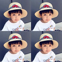 Summer boys beach hats boys straw hats sun hats baby sun hats top hats children travel sun protection cool hats tide tide