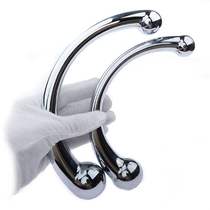 Metal stainless steel prostate massager Self-masturbation Vestibule Bolt Anal Plug Adult Supplies Comrade 0G Oclock Vestibule