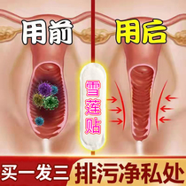 (100% cured) snow lotus pads female cotton antibacterial detoxification itching and odor gynecological sanitary napkins