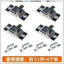Aluminum alloy lock sliding door spring door door pin toilet cabinet door lock spring latch sliding window bathroom