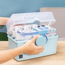 Medicine box family household medicine full set storage box first aid kit emergency medicine box stratified medicine small medicine box