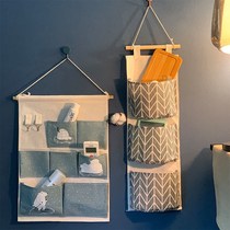 Fabric dormitory storage bag hanging bag wall hanging wall bag hanging wall bag hanging