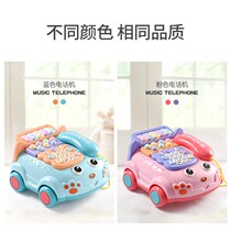Baby toy simulation telephone landline male baby music multifunctional puzzle early education 1 year old 2 little girl