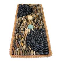 Standing Cobble Pebble Plantar Plantar by w Mormon Home Rain w7 Flower Stone Step on the foot Bottom Plate Soft Stone T Head Road Mat Foot