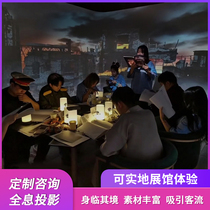Holographic projection script kill custom 3d interactive ground Wall multimedia multi creative material Hotel ktv bar