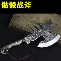 Dragon Springs handforged and beaten with domestic commercial stainless steel decapitated knife chopped bone knife chopped bone axe Chinese style easy and sharp