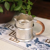 Handmade pure copper Road Cup side tea divider Tea Tea Tea Set glass putter retro purple sand Chinese teapot