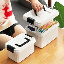 Student portable medicine box Home Mini medicine box Travel First Aid Kit drug storage box medicine box home