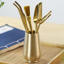 Kung Fu Tea Accessories Brass Tea Ceremony Set Daquan Tea Set Products Tea Tools Tea Wash