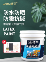 Exterior Wall latex paint household waterproof sunscreen outdoor paint hair brush room wall paint outdoor off-white paint self-brush