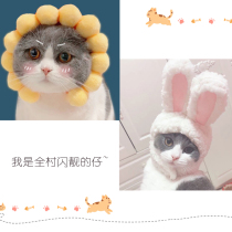 Dog hat cat headgear pet decoration small and medium dog cute funny shape props rabbit ear cover headgear