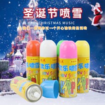 Christmas snow spray foam simulation snowflake white snow spray cans holiday supplies bar school New Years Day color spray