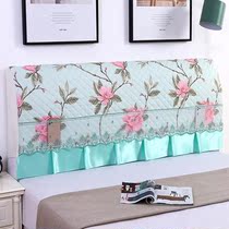 All-inclusive bed head cover 1 5 m 1 8 m 2 m bed backrest covers soft wood dust cover stretch fabric