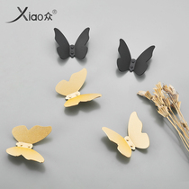 Hood Hook Butterfly Single Hook Creative Bedroom Decoration Stereopsis Butterfly Hook Hyun Hang Cloak Hook Single Hook Door Rear Hanger Hook Door Rear Hook Door