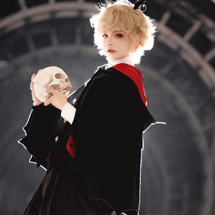 Halloween children's costumes for boys and girls cloak cos suit vampire cloak bat masquerade party costumes