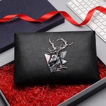 Brand Chapo Van Amari Mens handbag genuine leather male envelope Damp Head Layer Bull Leather Hand Grab Bag