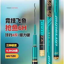 Name Lun Fishing Rod Official Flagship Store New Pint Top Nameplate 6H Hand Fishing Rod Integrated Ultralight Superhard Large Matter High Carbon