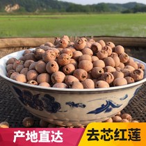 (To the core red lotus seeds) Xiangtan farmers self-planted dry goods Xianglian seeds 500g