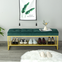 Nordic clothing store change shoes stool simple modern shoe store wear shoes stool rest sofa stool bench shopping mall test shoes stool