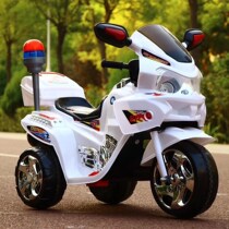 Childrens new small Gazi tricycle 2-8-year-old double large police car male and female baby can sit on rechargeable toy car
