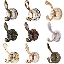 Clothes hook European style clothes hook Chinese wall hanging colorful single clothes hook antique coat hook single hook shoe cabinet hook hook