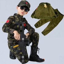 Childrens camouflan suit Special soldiers Spring-autumn-style Boy uniform 5-year-old child 6 Childrens clothing Special combat clothes