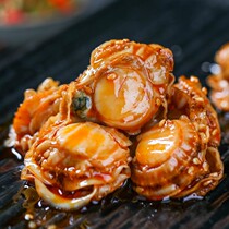Scallop meat 1000g spicy ready-to-eat small seafood aquatic products cooked shrimp mussels spicy snacks small seafood canned