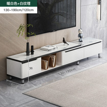 Extravagant Home small family Type cabinet Modern Living room Telescoping TV Combined enclosure minimalist Nordic TV Cabinet Light Tea Table