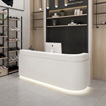 Bar front desk reception counter baking paint barber shop beauty salon shop simple modern small commercial cash register