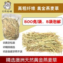 Australian gold oat grass section hay 500g rabbit ChinChin Dutch pig pasture Australian wheat grass can be replaced by Timothy grass