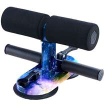 Sit-up assistant fixed foot abdominal muscle device abdominal roll exercise suction disc abdominal fitness equipment household