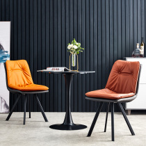 Dining Chair Light Lavish Modern Home Small Household Type Nordic Dining Room Chairs Combined Backrest Dining Bench Mesh Red Ins Casual Creativity