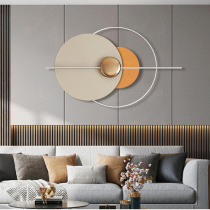 Nordic sofa background wall living room wall wall decoration light luxury modern simple bedroom restaurant iron decoration pendant