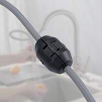Telescopic stretch pull-out faucet counterweight kitchen basin gravity ball black drop hammer shot put cage head accessories