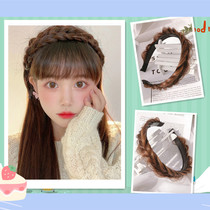 (Net red new model) fishbone braided hair band women braided hair twist braided wig card high skull top hair bundle headband headdress