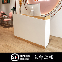 Cashier counter shop small simple modern clothing store hairdresser bar table mother and baby shop commercial cash register table