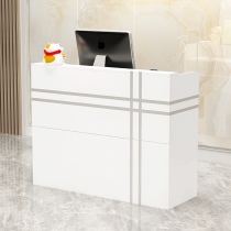 Simple modern cash register counter small shop bar table clothing store convenience store small front desk reception desk